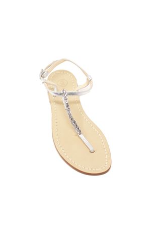 Sandali capri gioiello argento Da Costanzo | JEWELSTRIPEARGENTOARG